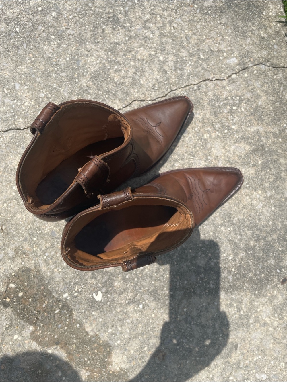 Thursday Boot Co. Short Leather Cowboy Boots - Picture 4 of 9
